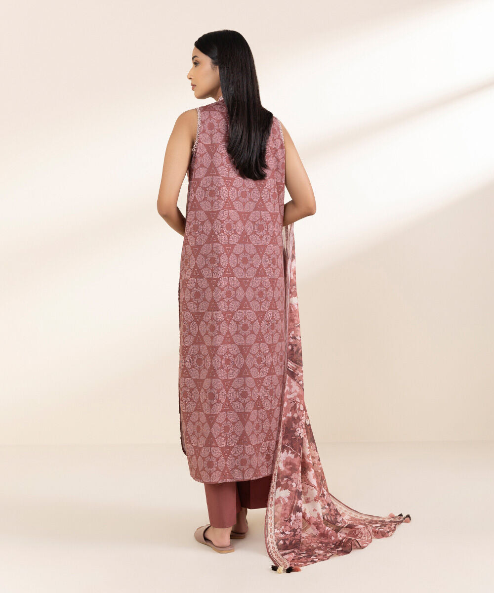 SAPPHIRE | UNSTITCHED 3 PIECE PRINTED LAWN SUIT