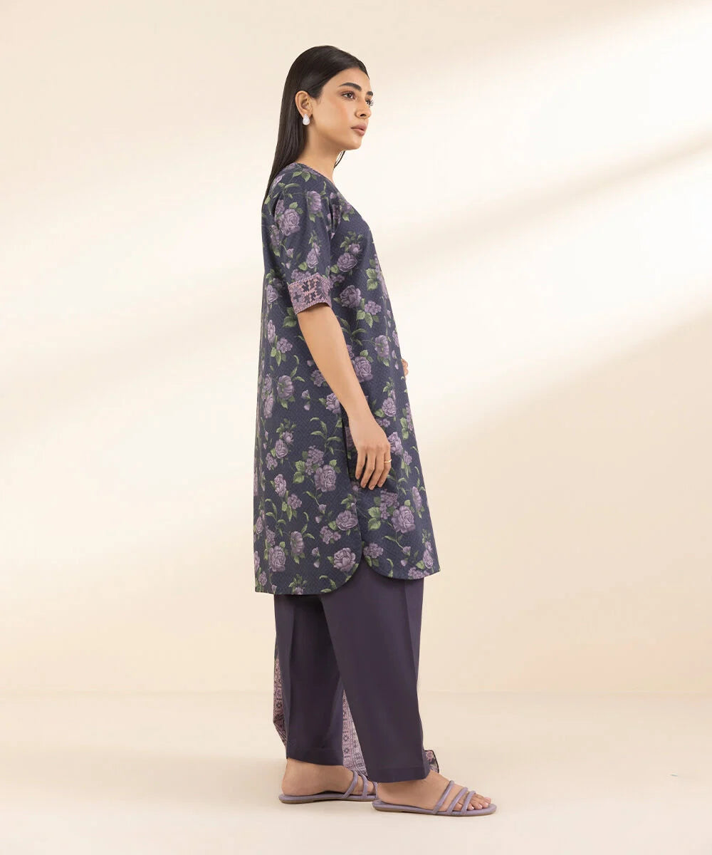 SAPPHIRE | UNSTITCHED 3 PIECE PRINTED LAWN SUIT
