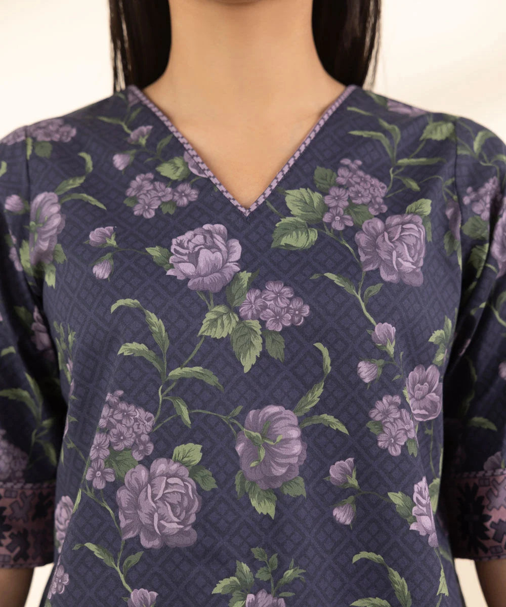 SAPPHIRE | UNSTITCHED 3 PIECE PRINTED LAWN SUIT
