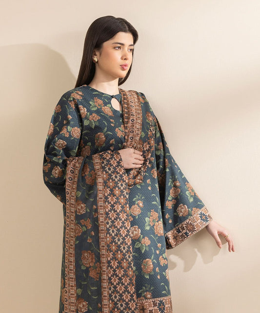 SAPPHIRE | UNSTITCHED 3 PIECE PRINTED LAWN SUIT