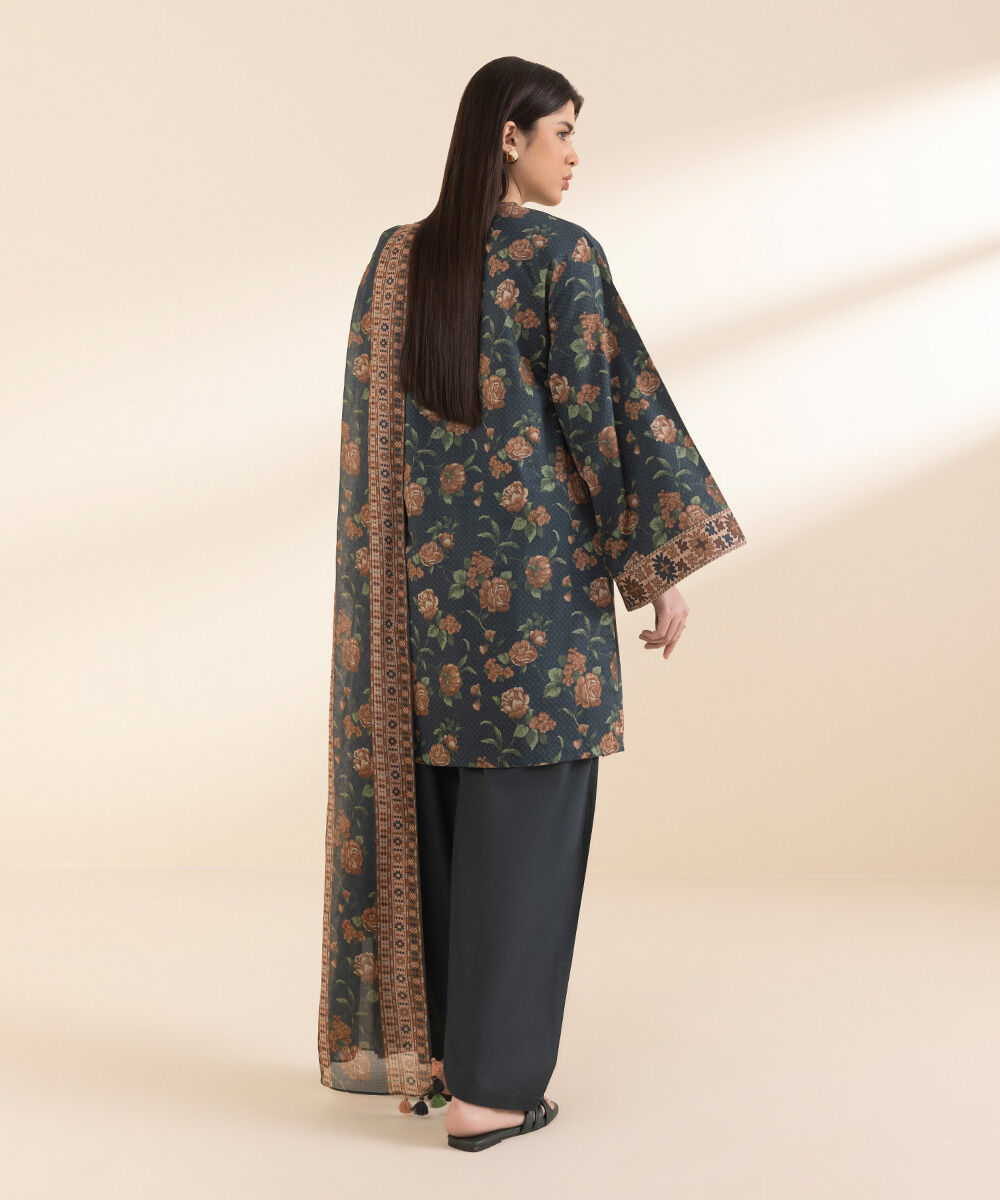 SAPPHIRE | UNSTITCHED 3 PIECE PRINTED LAWN SUIT