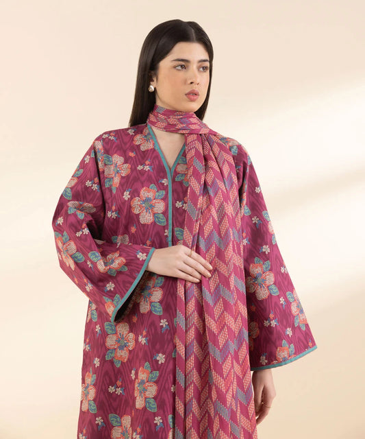 SAPPHIRE | UNSTITCHED 3 PIECE PRINTED LAWN SUIT