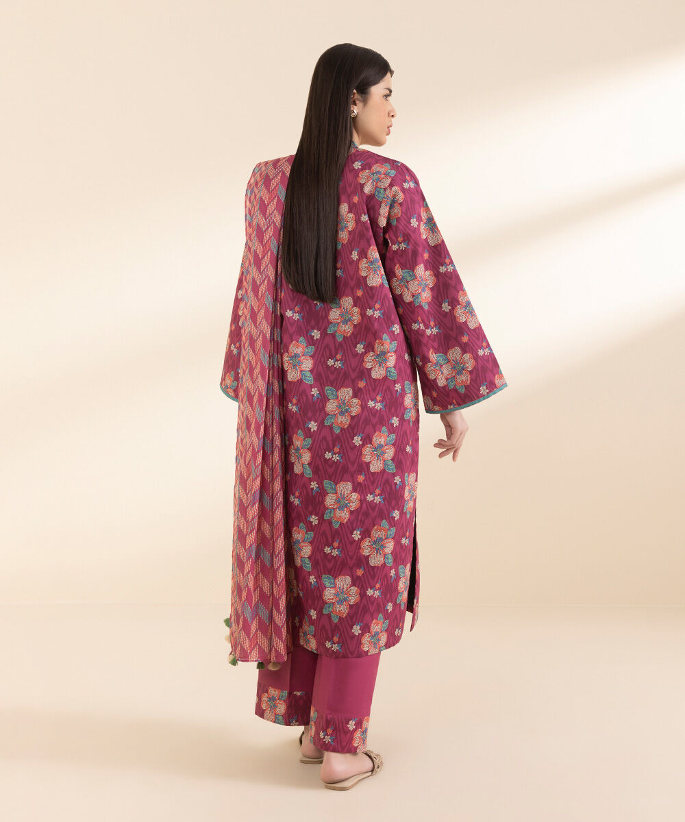 SAPPHIRE | UNSTITCHED 3 PIECE PRINTED LAWN SUIT