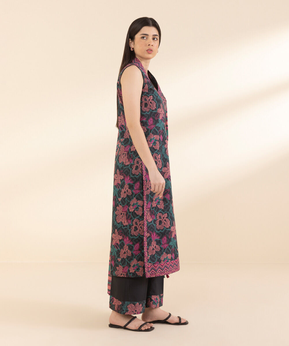 SAPPHIRE | UNSTITCHED 3 PIECE PRINTED LAWN SUIT