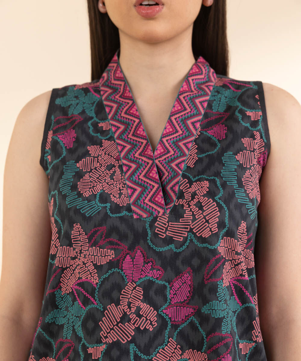 SAPPHIRE | UNSTITCHED 3 PIECE PRINTED LAWN SUIT