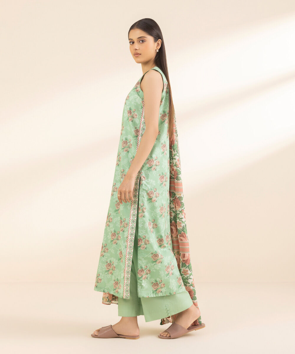 SAPPHIRE | UNSTITCHED 3 PIECE PRINTED LAWN SUIT