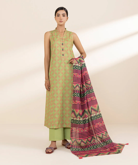SAPPHIRE | UNSTITCHED 3 PIECE PRINTED LAWN SUIT