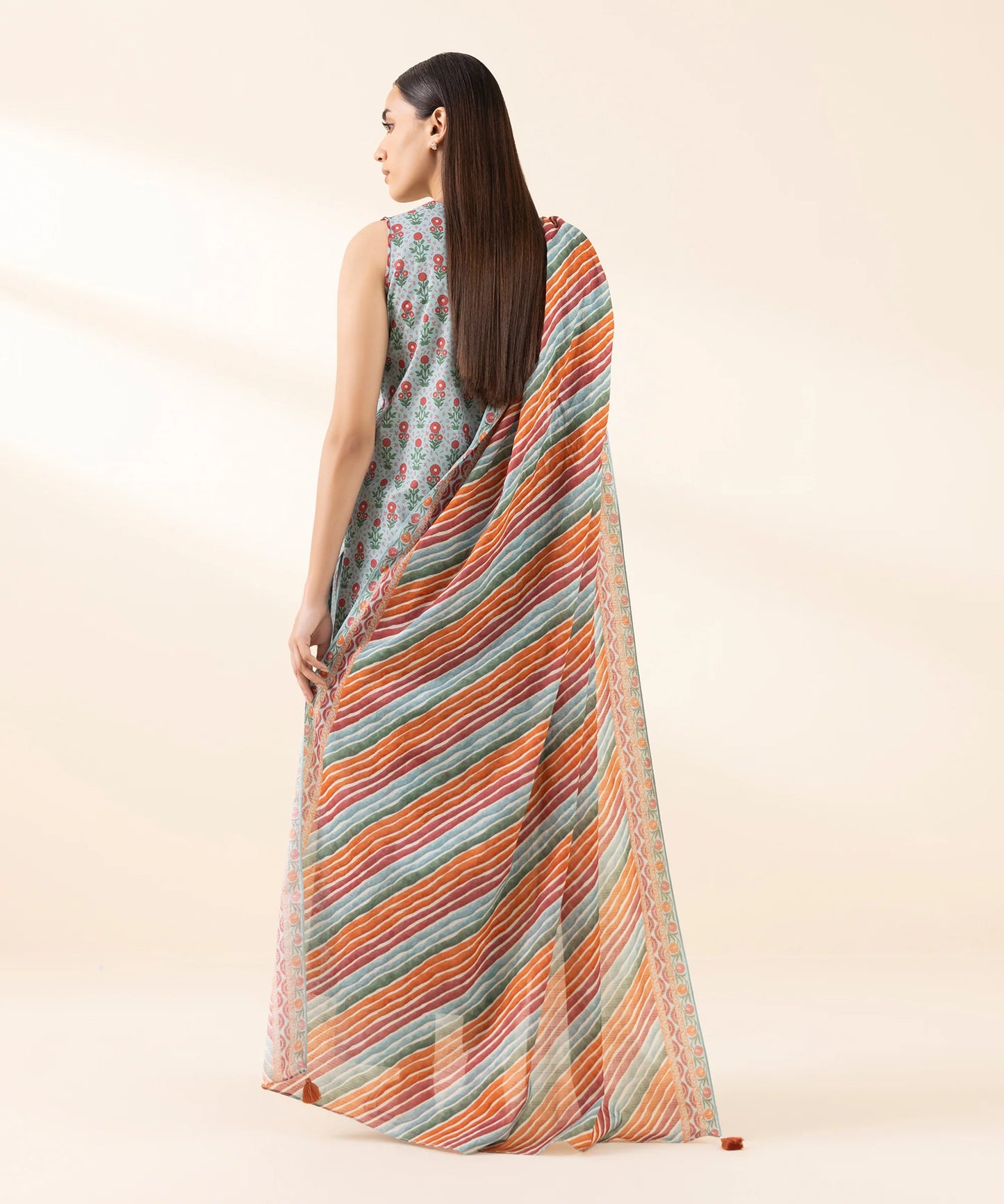 SAPPHIRE | UNSTITCHED 3 PIECE PRINTED LAWN SUIT