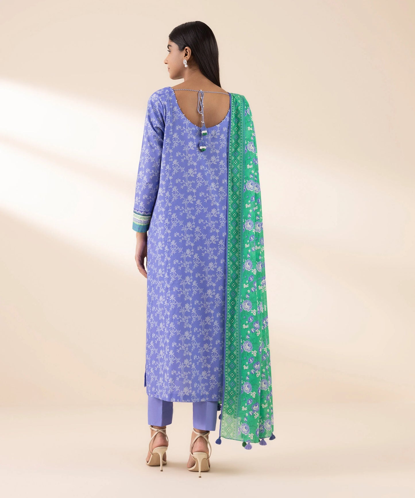 SAPPHIRE | UNSTITCHED 3 PIECE PRINTED LAWN SUIT