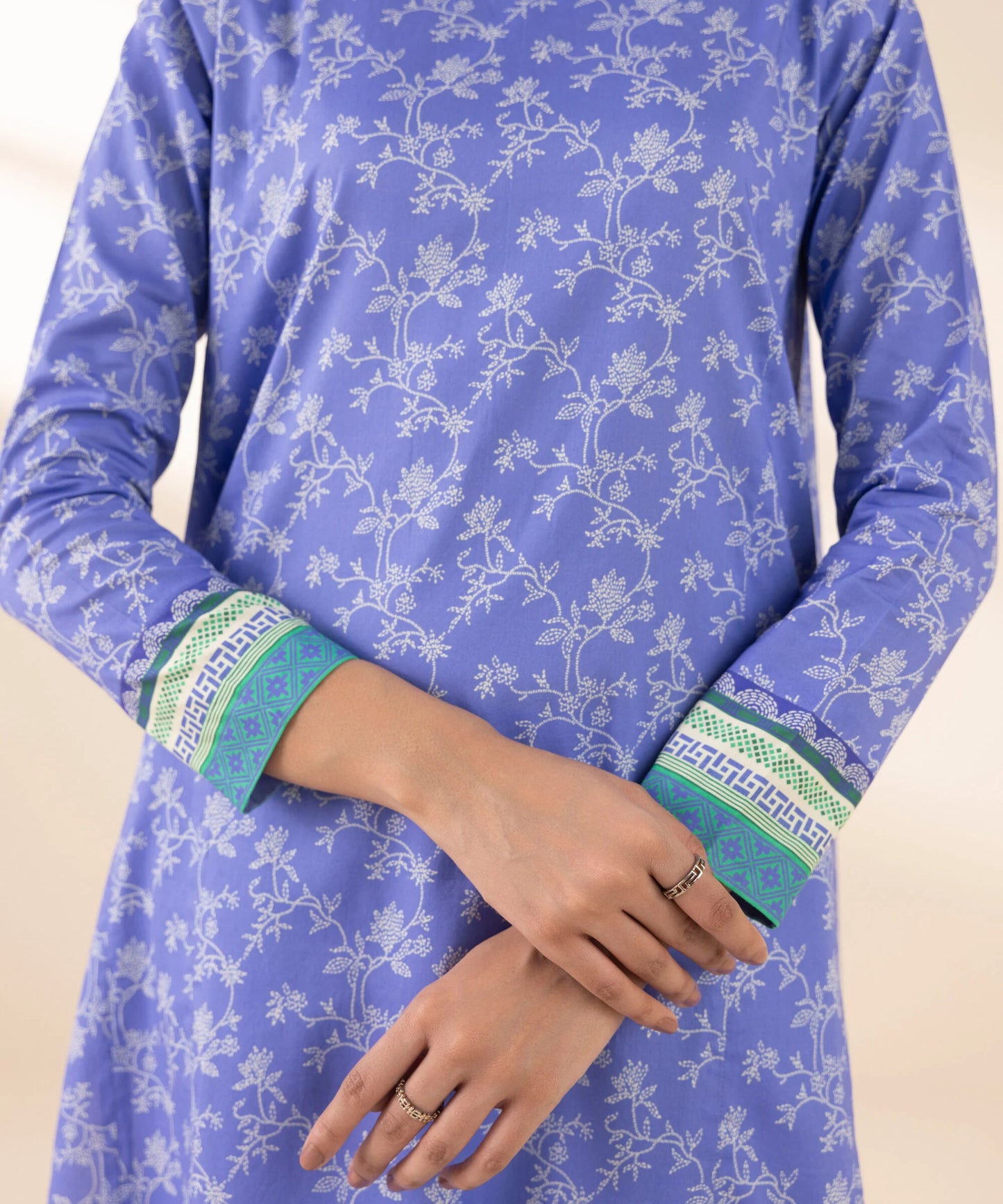 SAPPHIRE | UNSTITCHED 3 PIECE PRINTED LAWN SUIT