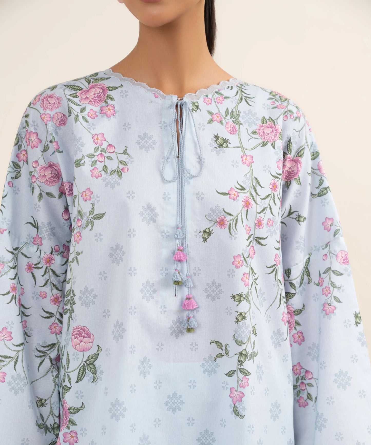 SAPPHIRE | UNSTITCHED 3 PIECE PRINTED LAWN SUIT