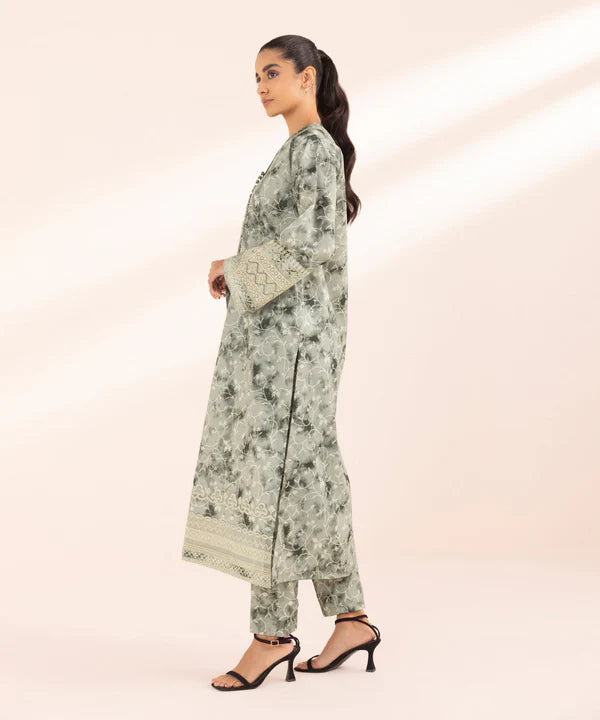 SAPPHIRE | UNSTITCHED 2 PIECE EMBROIDERED LAWN SUIT