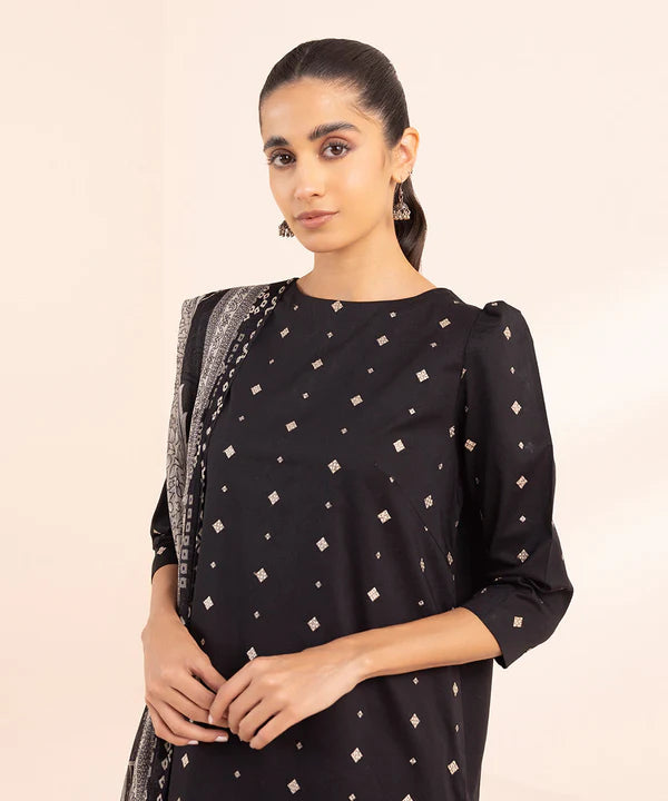 SAPPHIRE | UNSTITCHED 3 PIECE EMBROIDERED LAWN SUIT