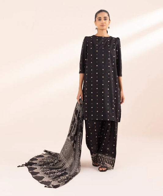 SAPPHIRE | UNSTITCHED 3 PIECE EMBROIDERED LAWN SUIT