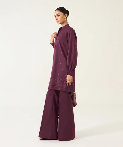 Sapphire | Unstitched 3Pc Embroidered Lawn Suit