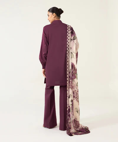 Sapphire | Unstitched 3Pc Embroidered Lawn Suit