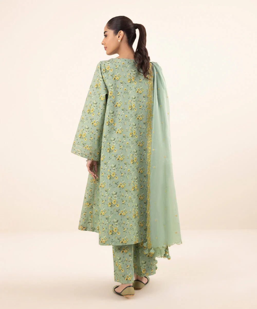 SAPPHIRE | UNSTITCHED 2 PIECE PRINTED CAMBRIC SUIT