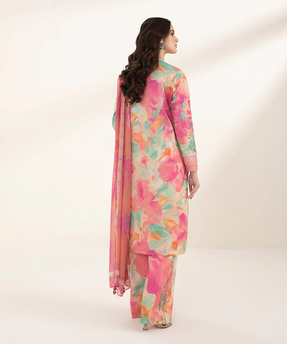 SAPPHIRE | UNSTITCHED 2 PIECE EMBROIDERED LAWN SUIT