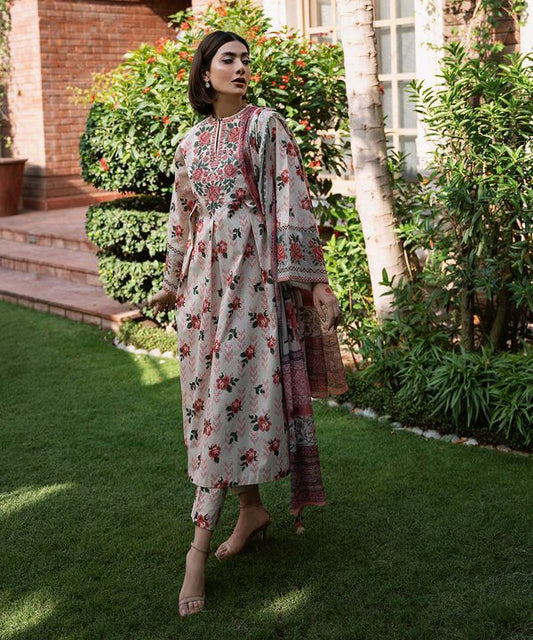 SAPPHIRE | UNSTITCHED 3 PIECE EMBROIDERED CAMBRIC SUIT