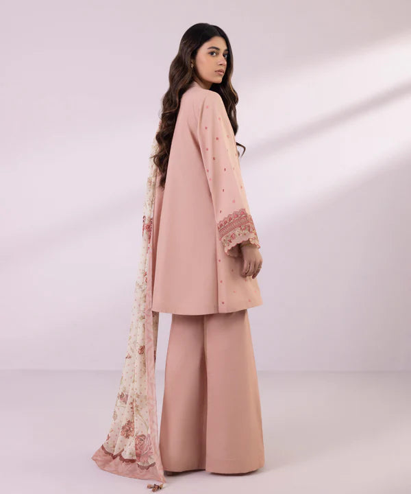 SAPPHIRE | UNSTITCHED 3 PIECE EMBROIDERED LAWN SUIT