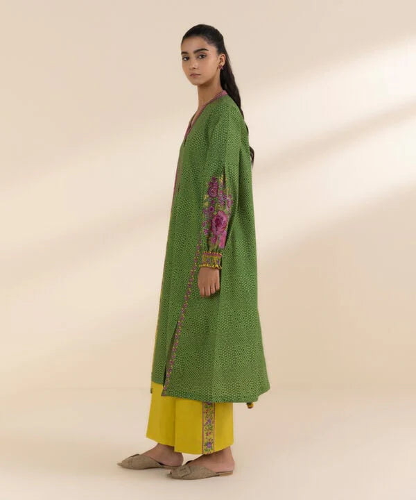 SAPPHIRE | UNSTITCHED 3 PIECE EMBROIDERED LAWN SUIT