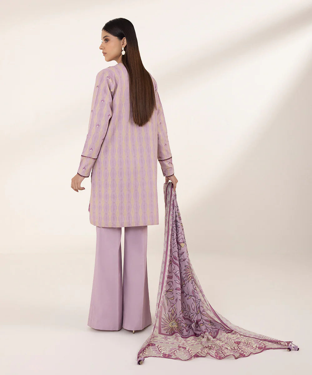 SAPPHIRE | UNSTITCHED 3 PIECE EMBROIDERED JACQUARD SUIT