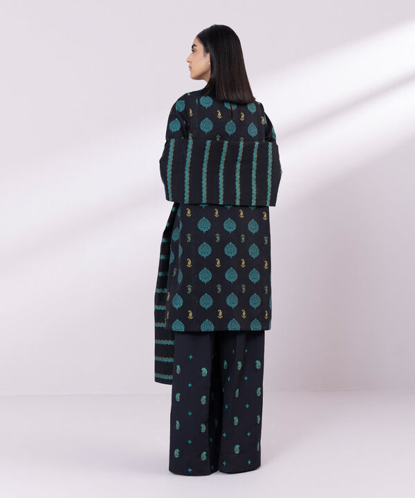 SAPPHIRE | UNSTITCHED 3 PIECE EMBROIDERED JACQUARD SUIT