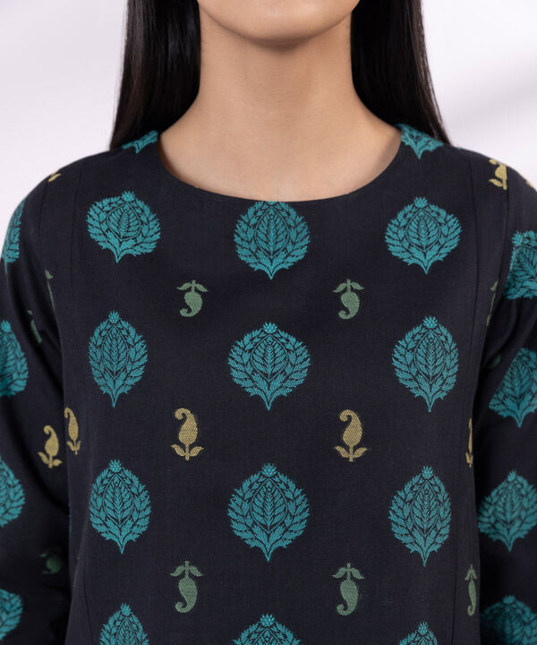 SAPPHIRE | UNSTITCHED 3 PIECE EMBROIDERED JACQUARD SUIT