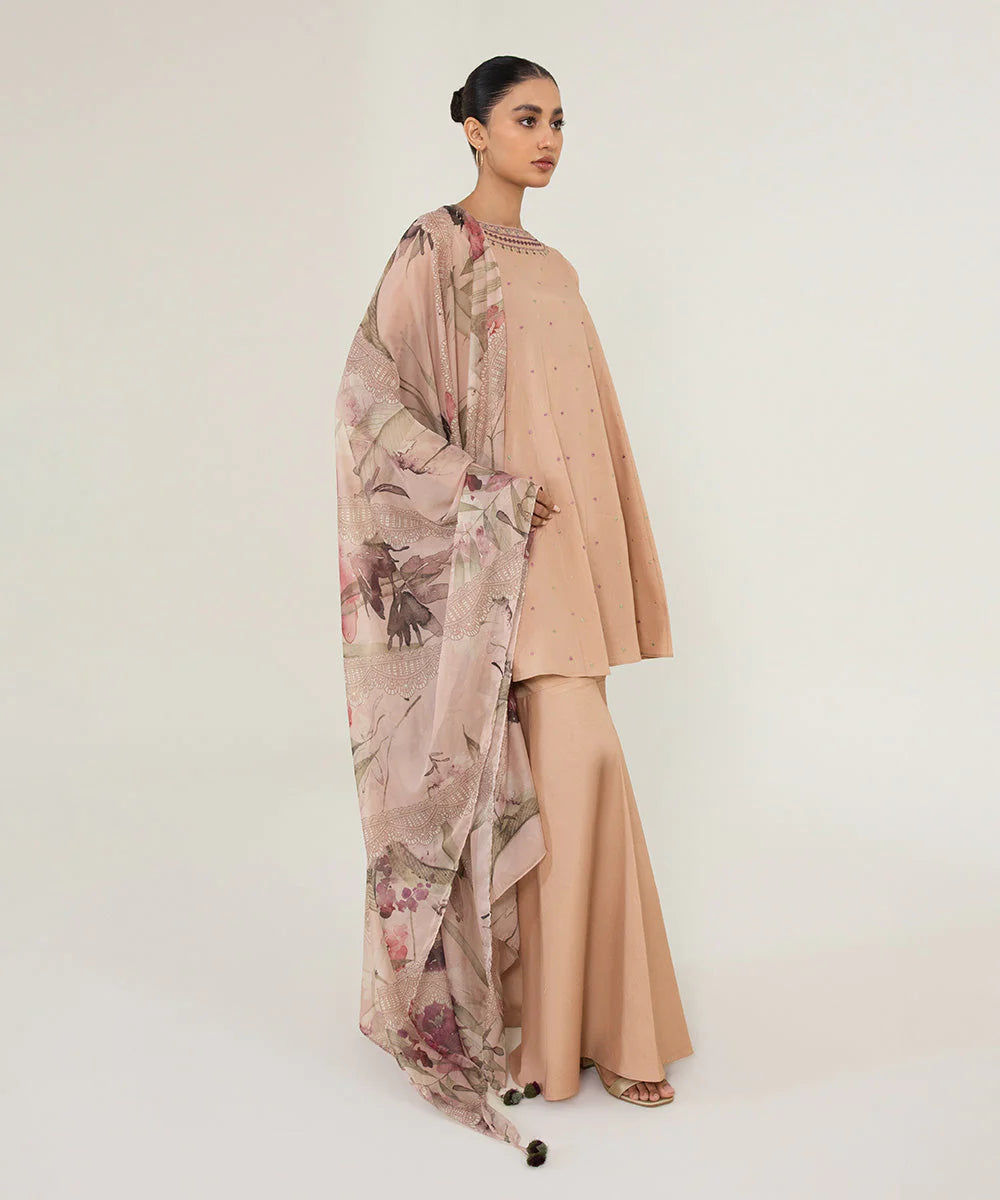 Sapphire | Unstitched 3 Piece Embroidered Lawn Suit