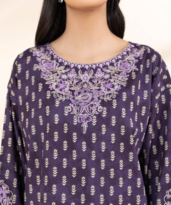 SAPPHIRE | UNSTITCHED 3 PIECE EMBROIDERED LAWN SUIT
