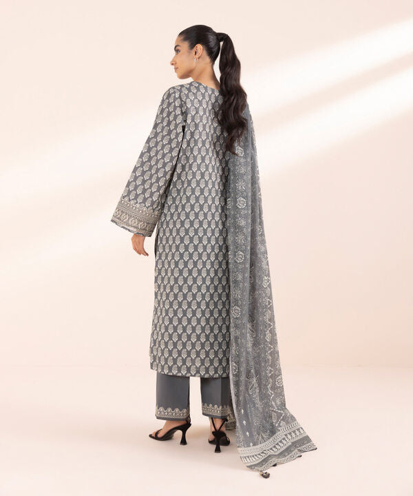 SAPPHIRE | UNSTITCHED 2 PIECE EMBROIDERED CAMBRIC SUIT