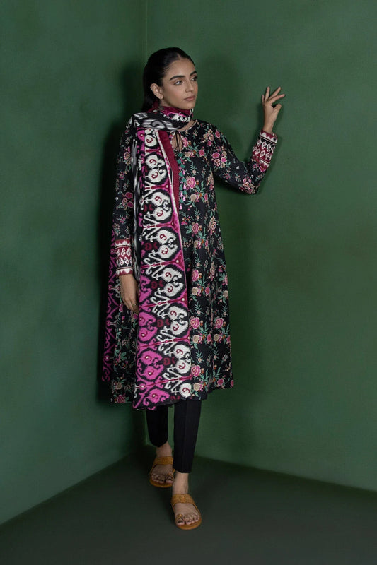 SAPPHIRE | UNSTITCHED 3 PIECE PRINTED LAWN SUIT