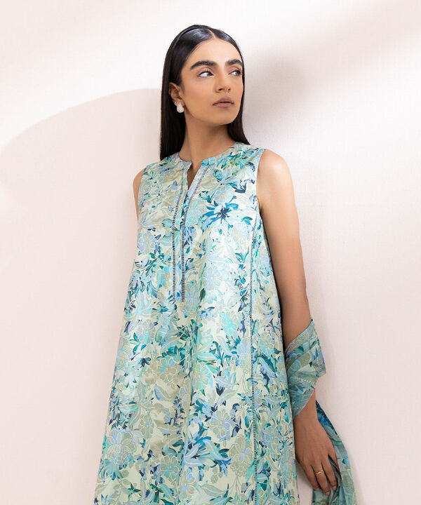 SAPPHIRE | UNSTITCHED 2 PIECE PRINTED CAMBRIC SUIT