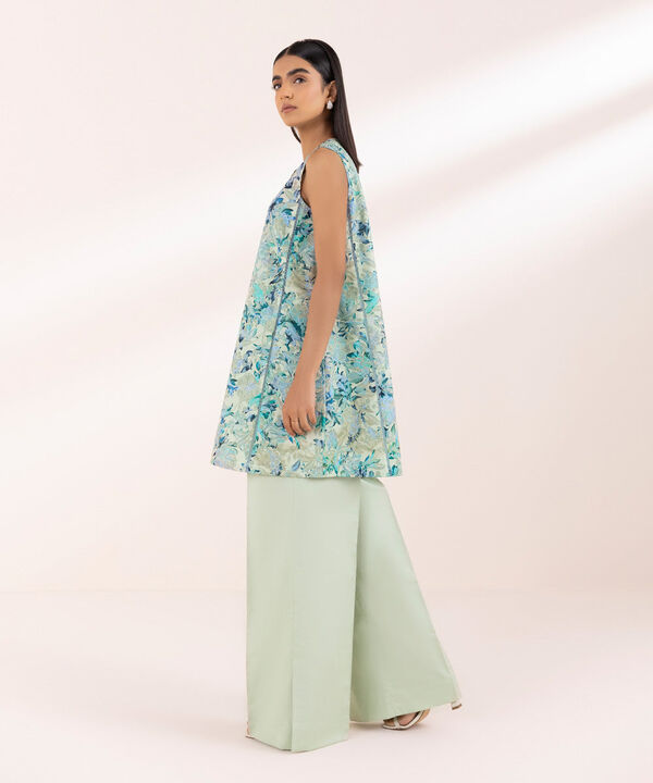 SAPPHIRE | UNSTITCHED 2 PIECE PRINTED CAMBRIC SUIT