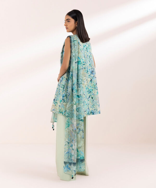 SAPPHIRE | UNSTITCHED 2 PIECE PRINTED CAMBRIC SUIT