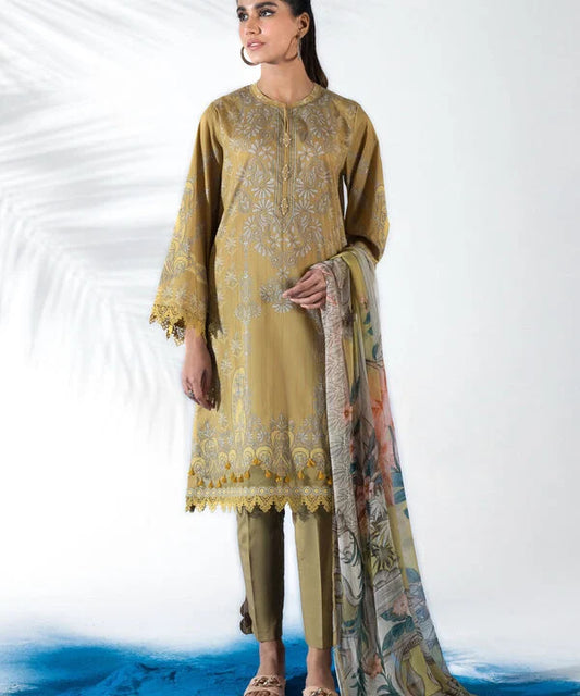 SAPPHIRE | UNSTITCHED 3 PIECE PRINTED LAWN SUIT