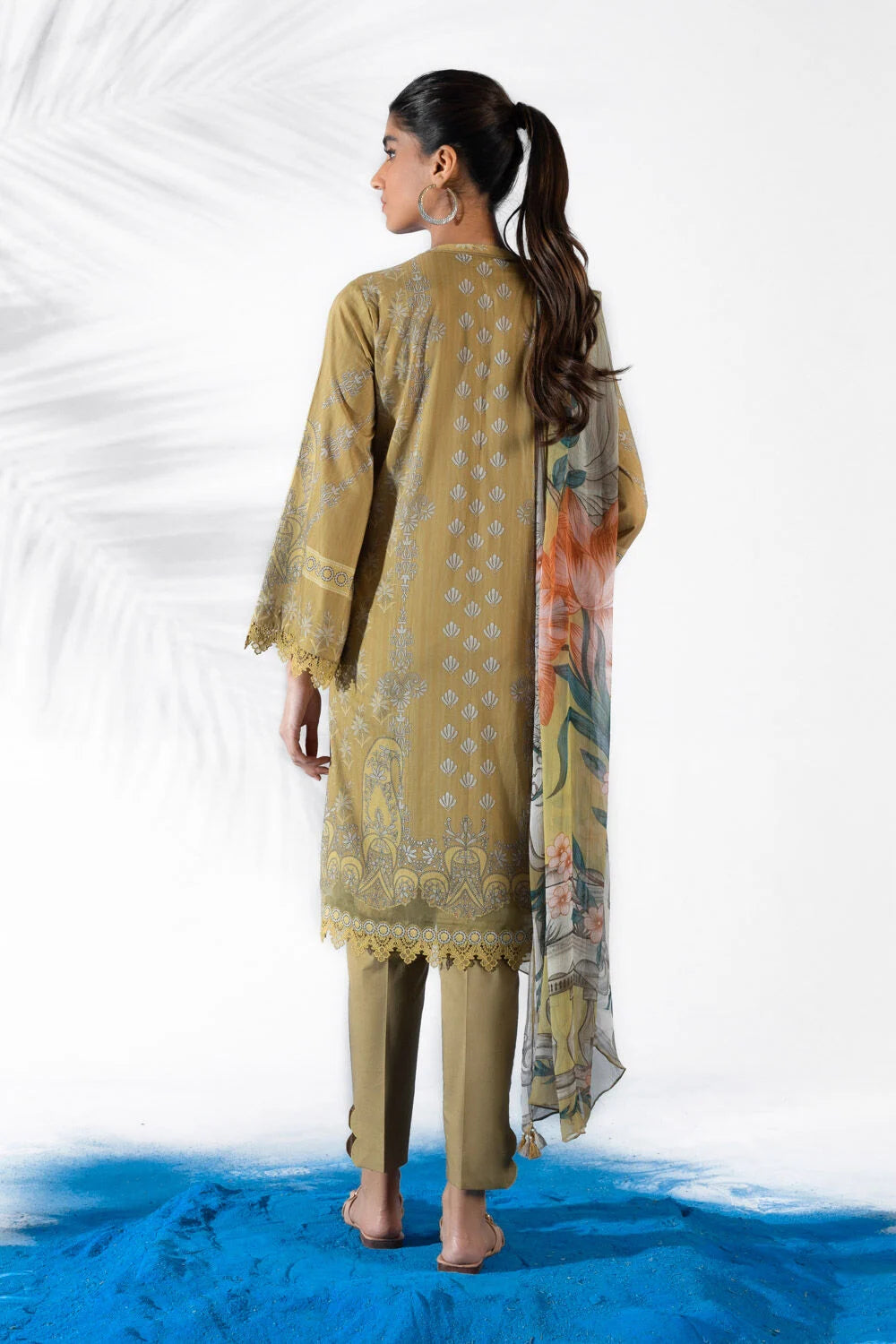 SAPPHIRE | UNSTITCHED 3 PIECE PRINTED LAWN SUIT