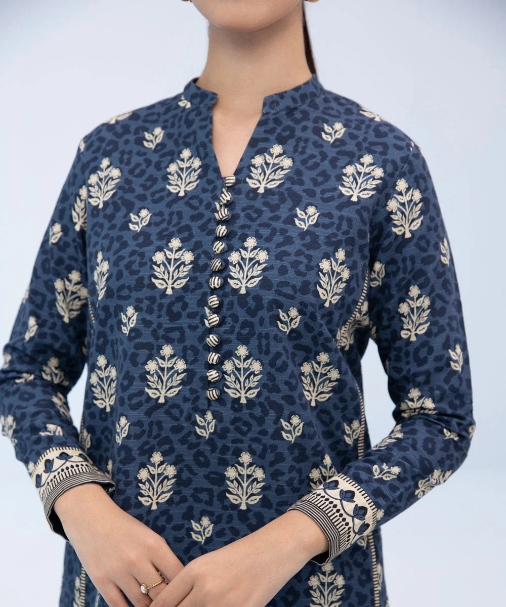 SAPPHIRE | UNSTITCHED 2 PIECE PRINTED KHADDAR SUIT