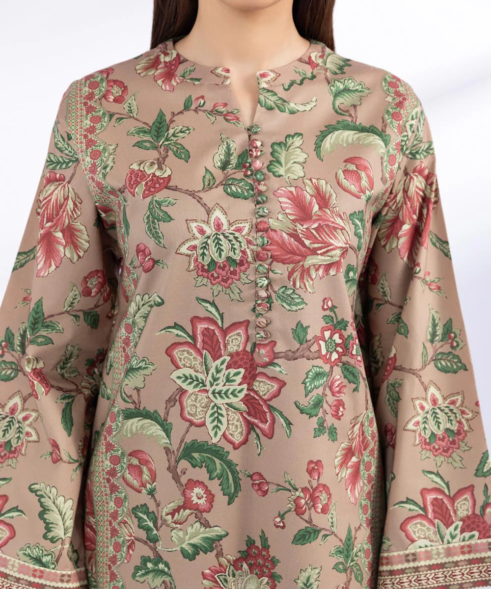 SAPPHIRE | UNSTITCHED 2 PIECE PRINTED CAMBRIC SUIT