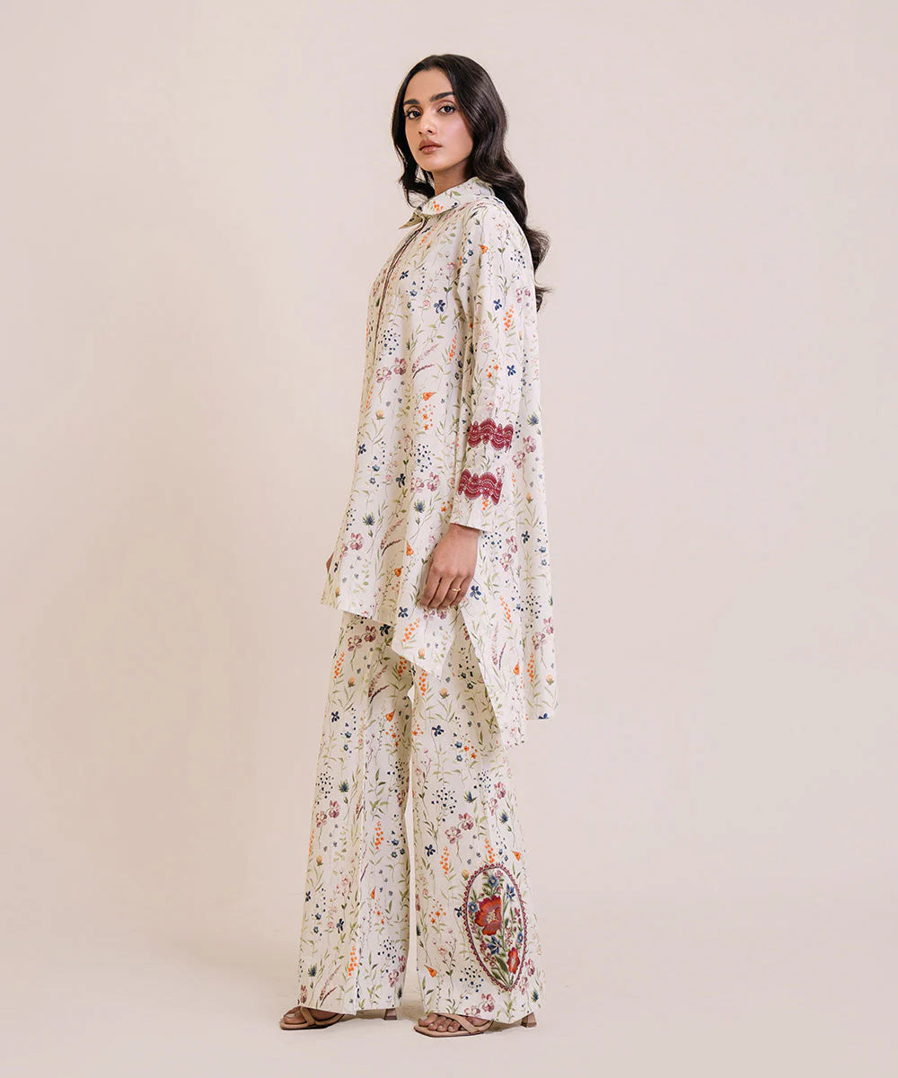 SAPPHIRE | UNSTITCHED 2 PIECE EMBROIDERED LAWN SUIT