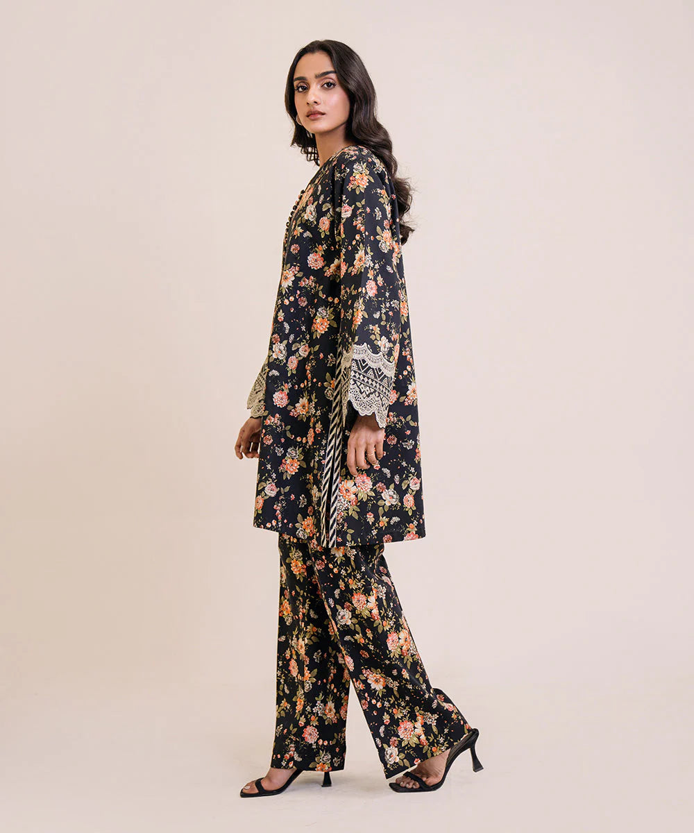 SAPPHIRE | UNSTITCHED 2 PIECE EMBROIDERED LAWN SUIT
