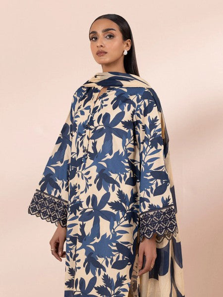 SAPPHIRE | UNSTITCHED 2 PIECE EMBROIDERED LAWN SUIT