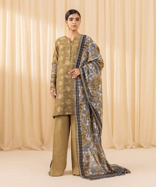 SAPPHIRE | UNSTITCHED 2 PIECE EMBROIDERED JACQUARD SUIT