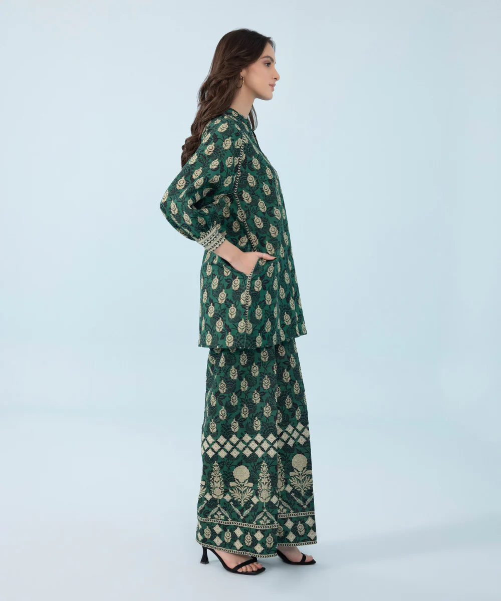 SAPPHIRE | UNSTITCHED 2 PIECE PRINTED CAMBRIC SUIT