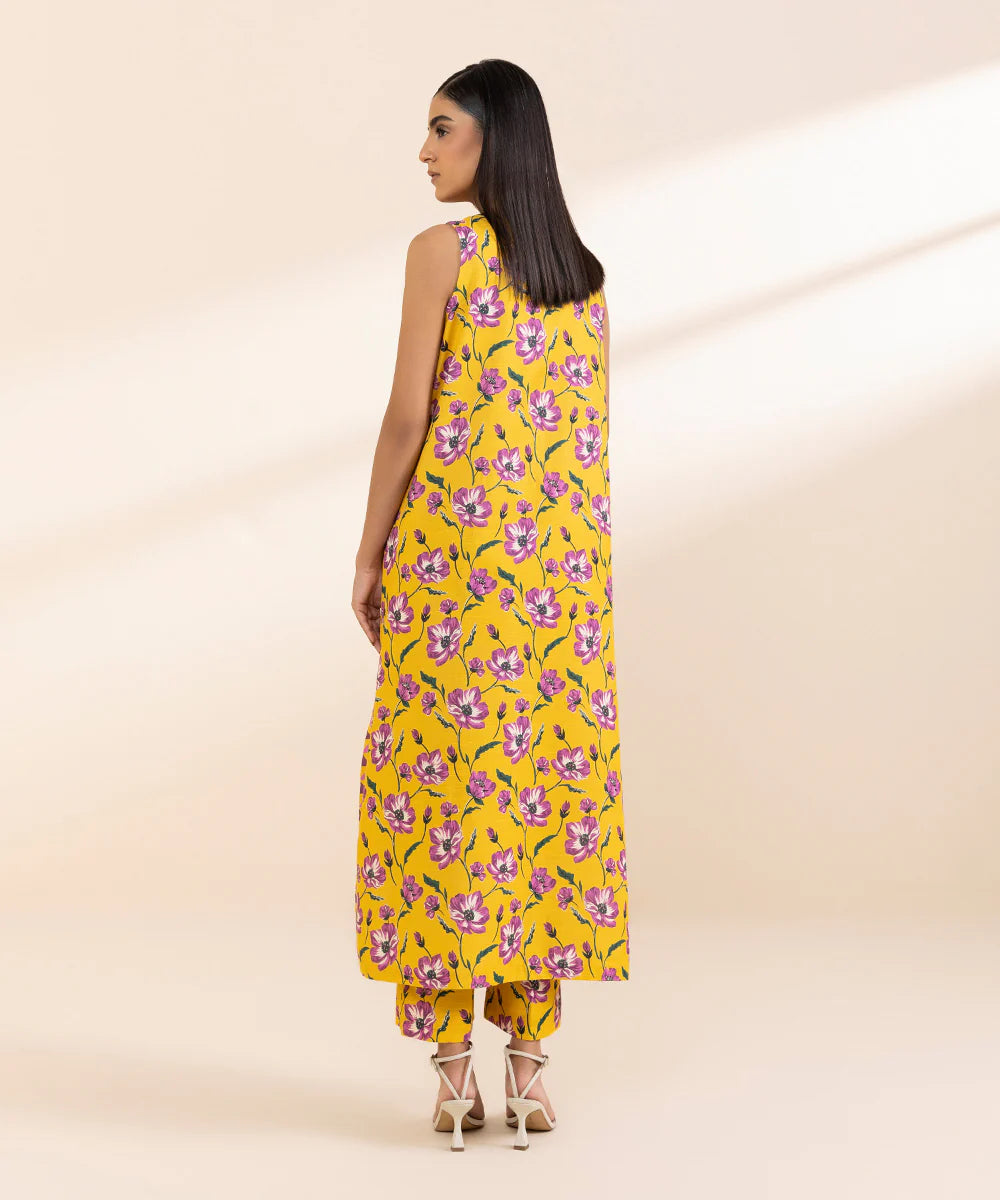 SAPPHIRE | UNSTITCHED 2 PIECE PRINTED CAMBRIC SUIT