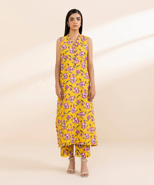 SAPPHIRE | UNSTITCHED 2 PIECE PRINTED CAMBRIC SUIT