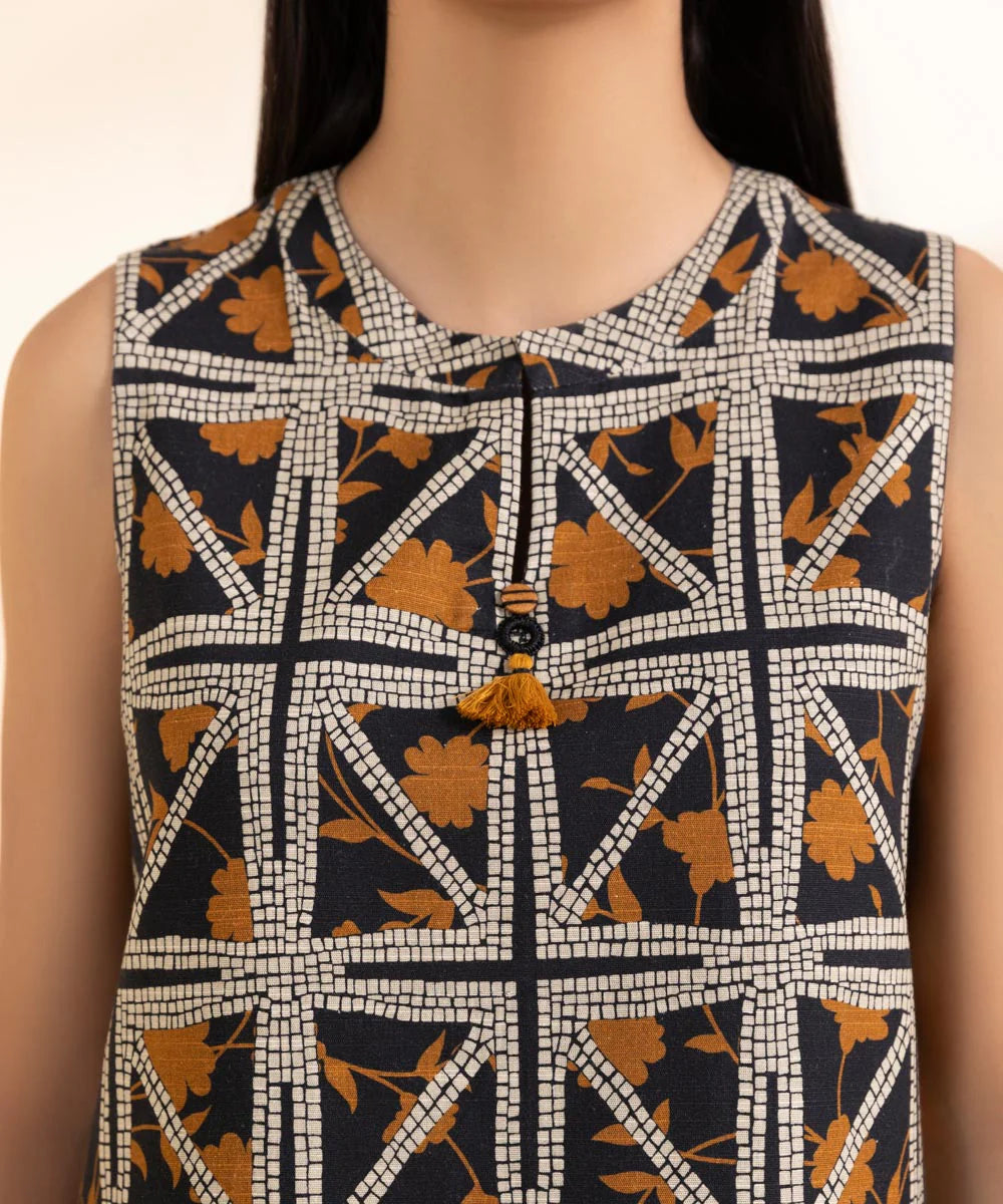 SAPPHIRE | UNSTITCHED 2 PIECE PRINTED CAMBRIC SUIT