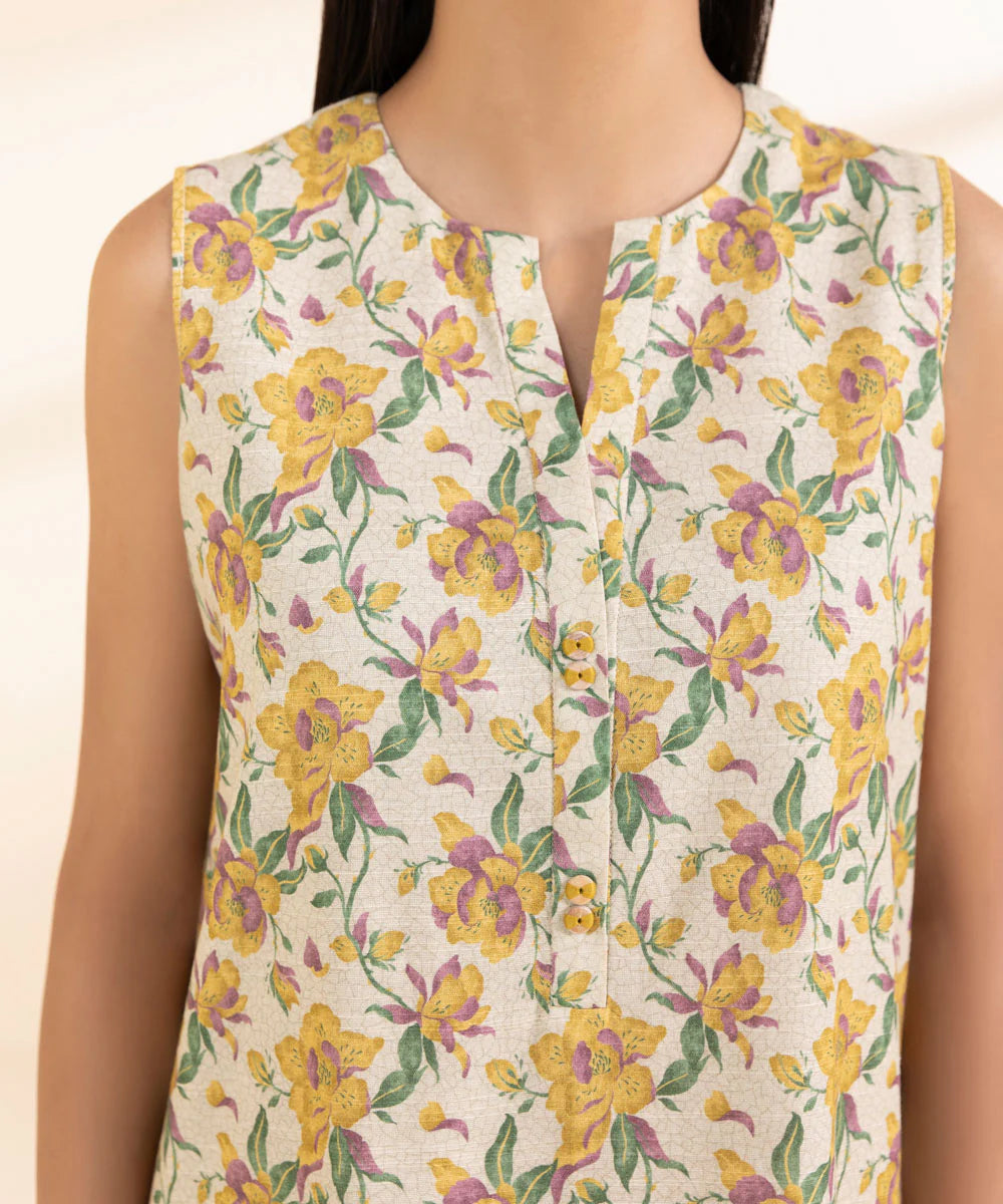 SAPPHIRE | UNSTITCHED 2 PIECE PRINTED CAMBRIC SUIT