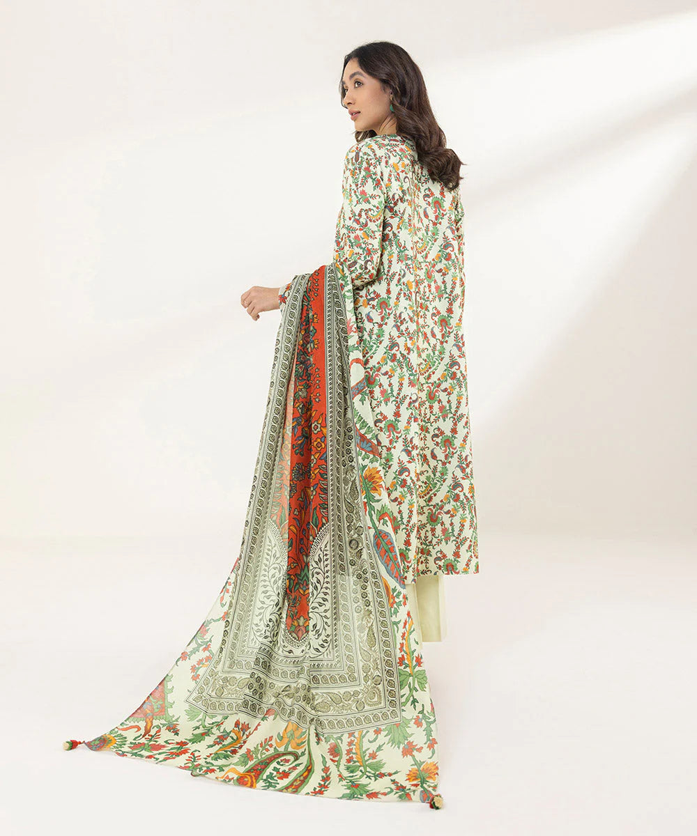 Sapphire | Unstitched 3Pc Printed Lawn Suit | 3DG-DAY23V2-4B