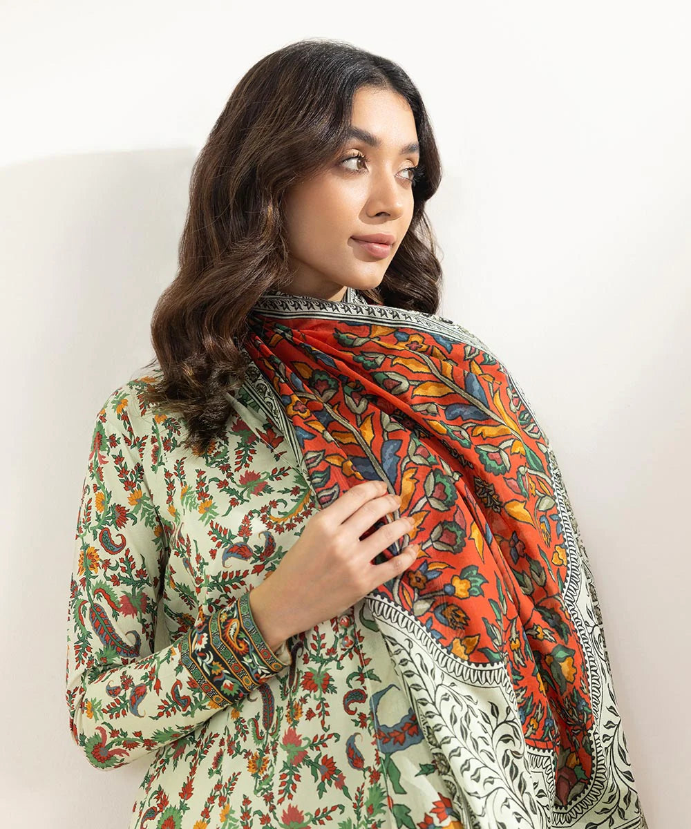 Sapphire | Unstitched 3Pc Printed Lawn Suit | 3DG-DAY23V2-4B